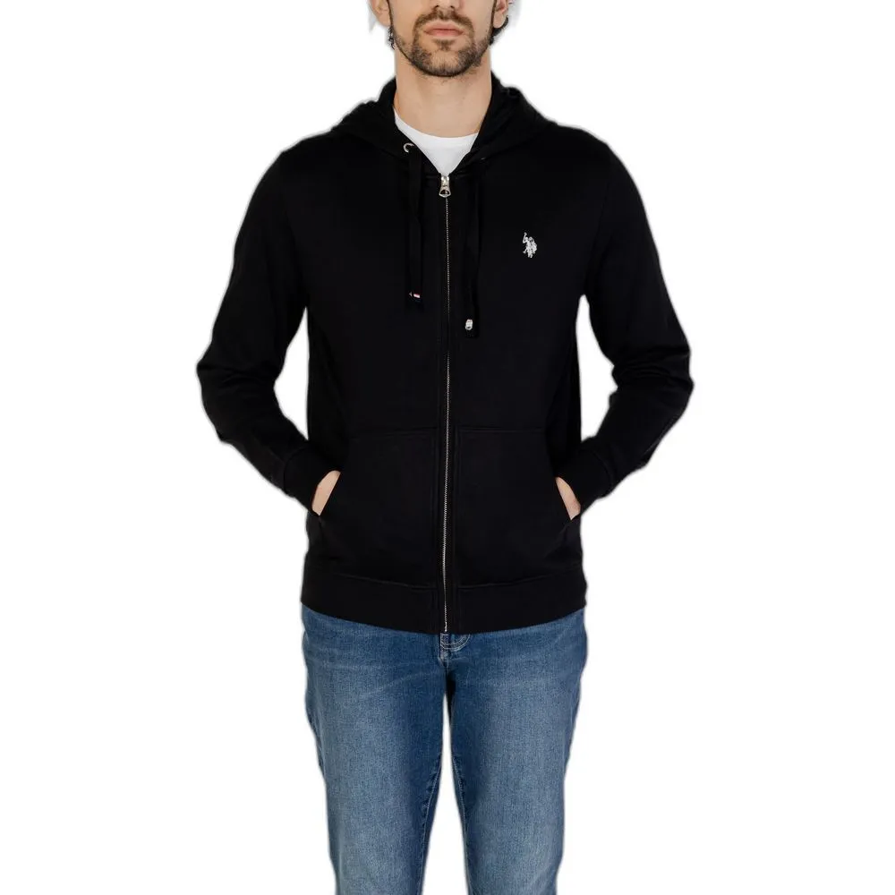 U.S. POLO ASSN. Men's Black Cotton Sweater