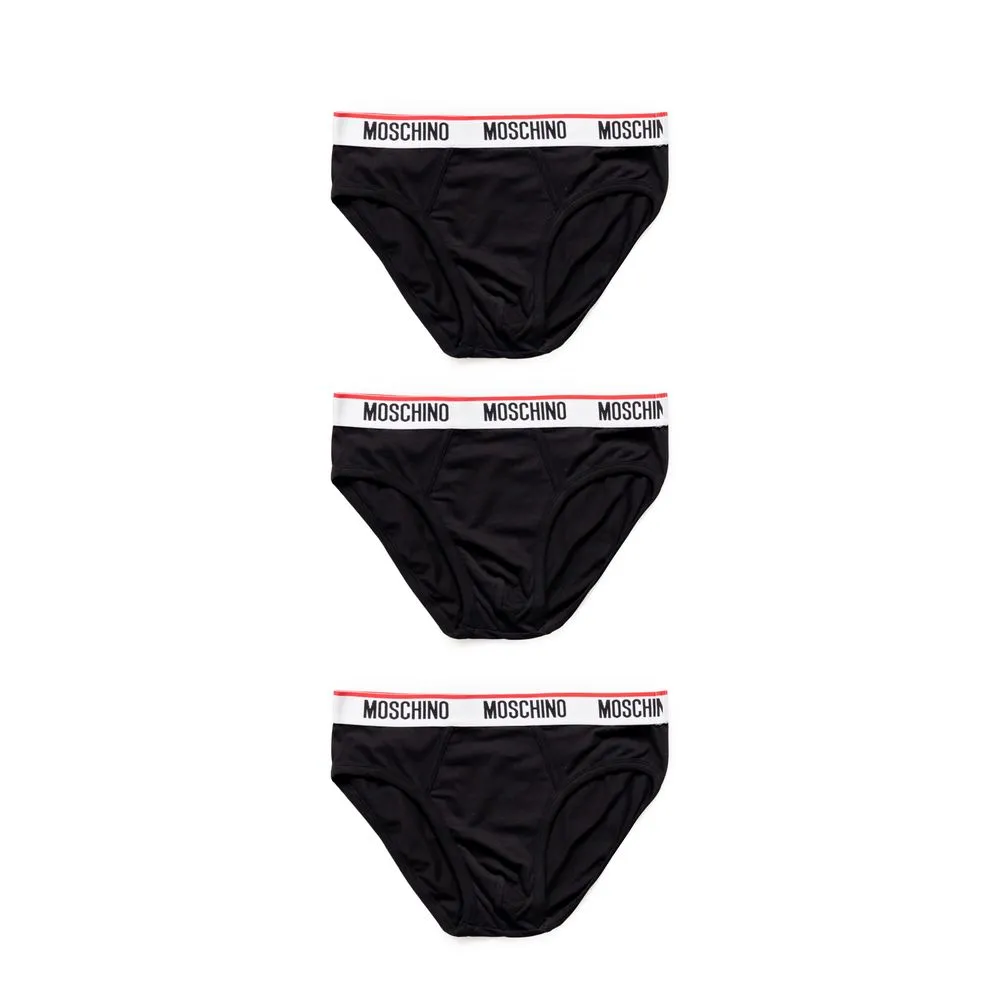 Moschino Men's Black Cotton Underwear