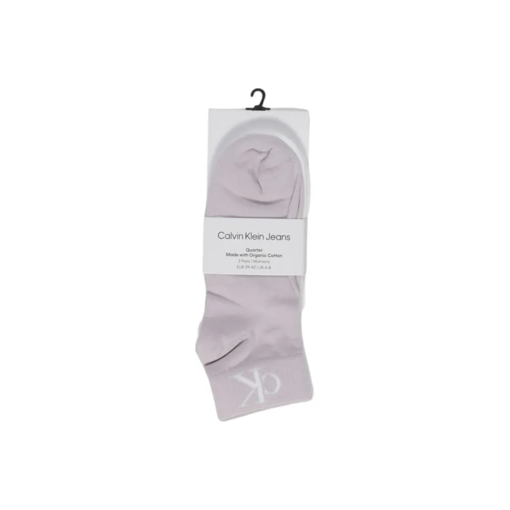 Calvin Klein Jeans Men's Purple Cotton Sock