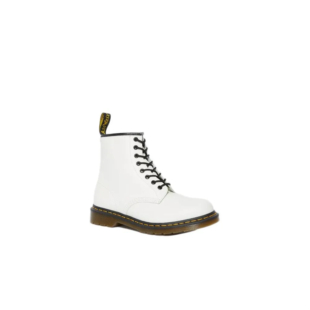 Dr. Martens Women's White Leather Boot