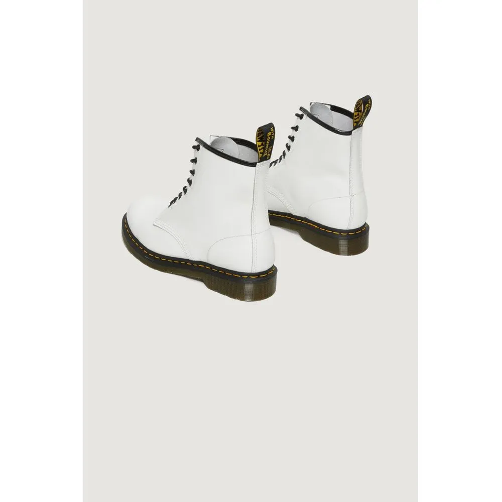Dr. Martens Women's White Leather Boot