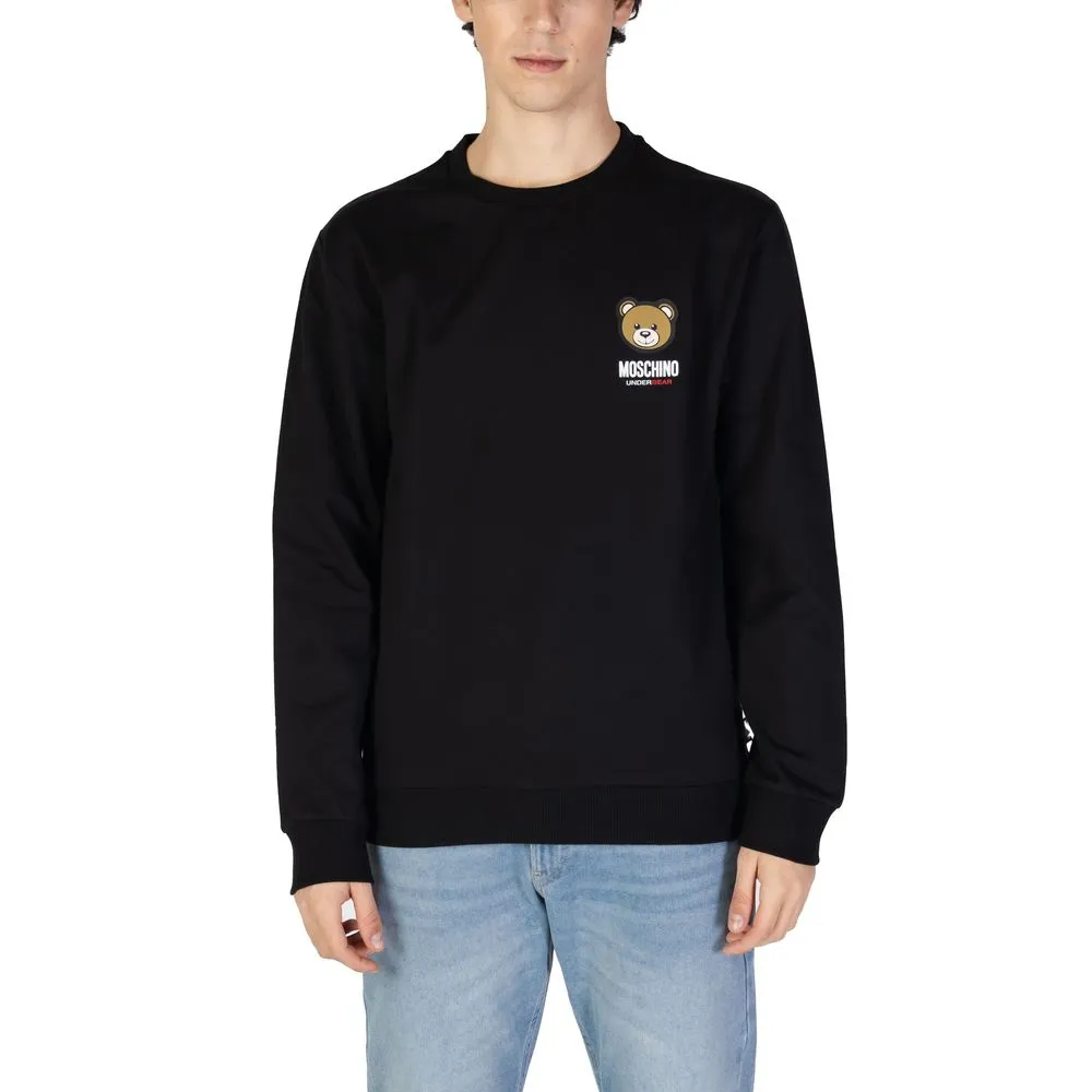 Moschino Men's Black Cotton Sweater