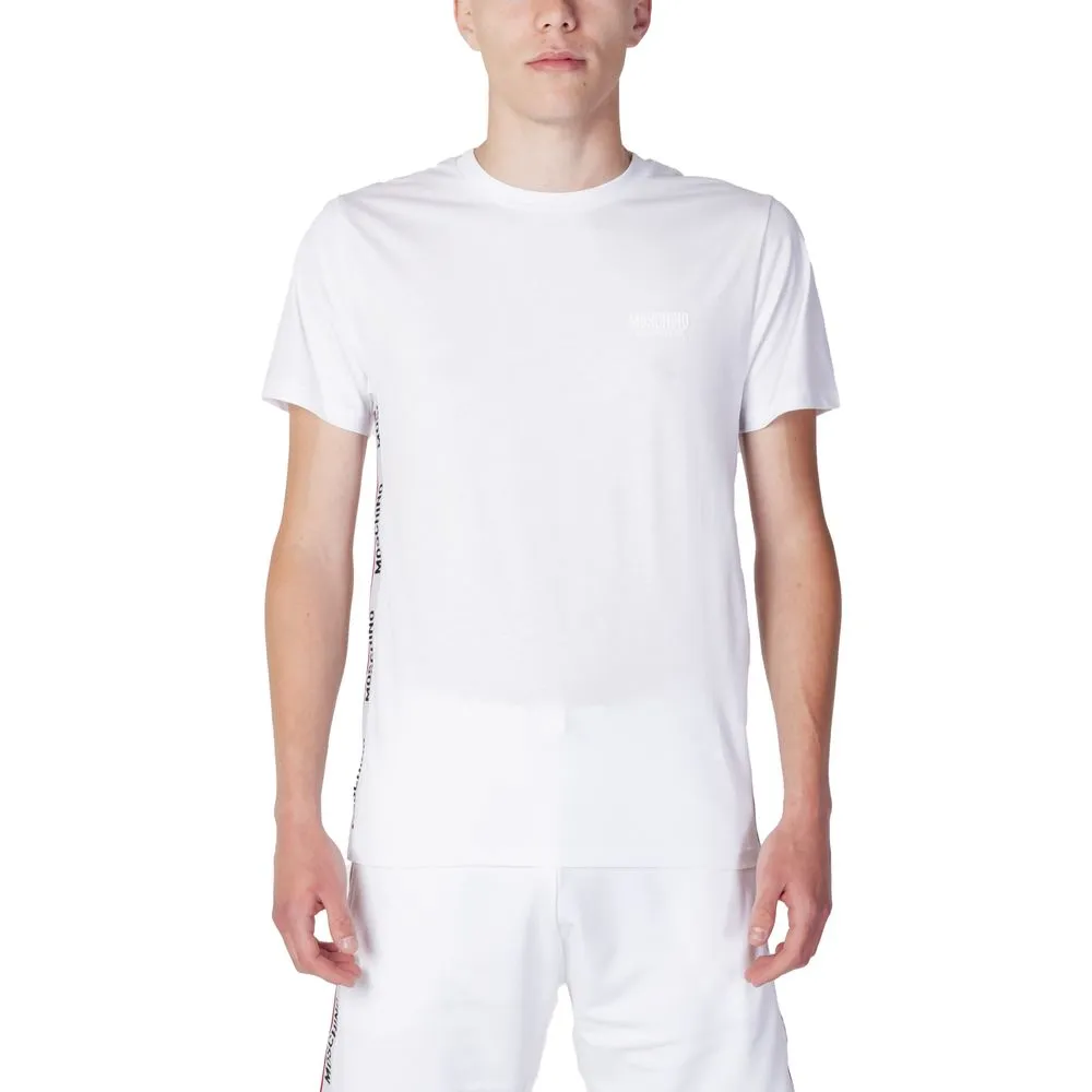 Moschino Men's White Cotton T-Shirt