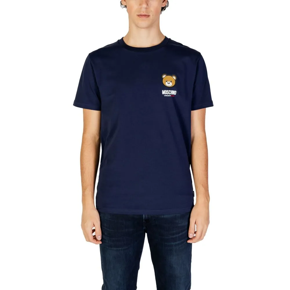 Moschino Men's Blue Cotton T-Shirt