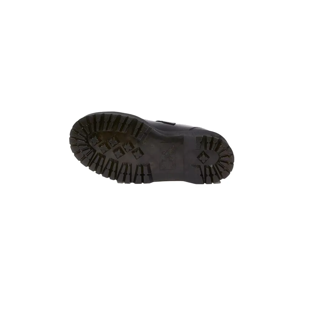 Dr. Martens Women's Black Leather Flat Shoe