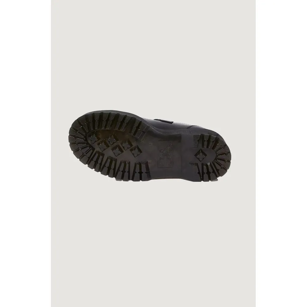 Dr. Martens Women's Black Leather Flat Shoe