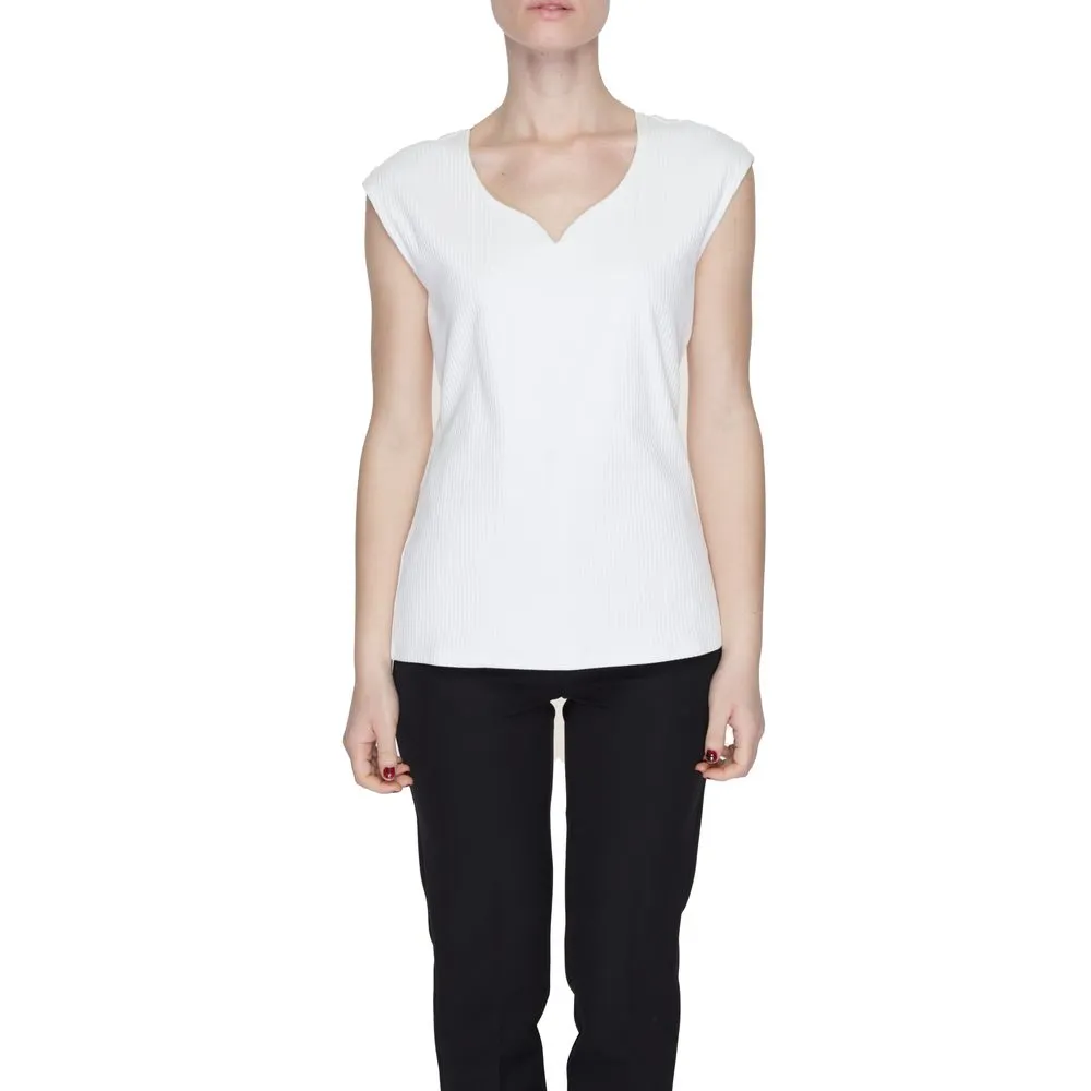 Street One Women's White Cotton Tops & T-Shirt