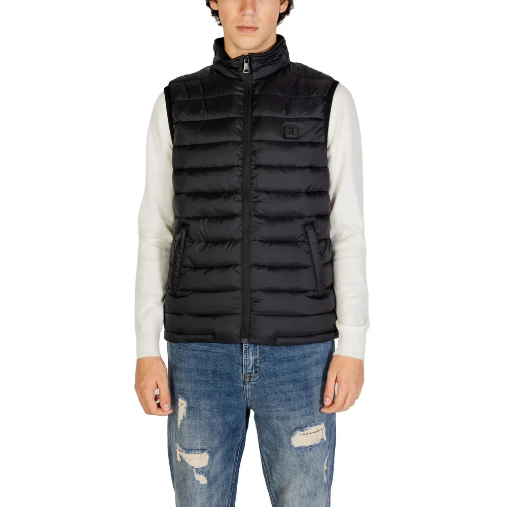 Gianni Lupo Men's Black Polyamide Jacket