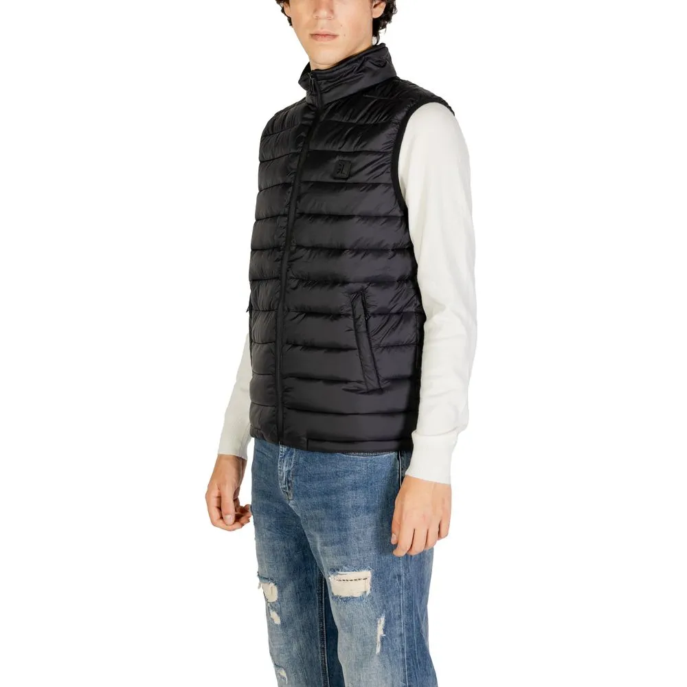 Gianni Lupo Men's Black Polyamide Jacket