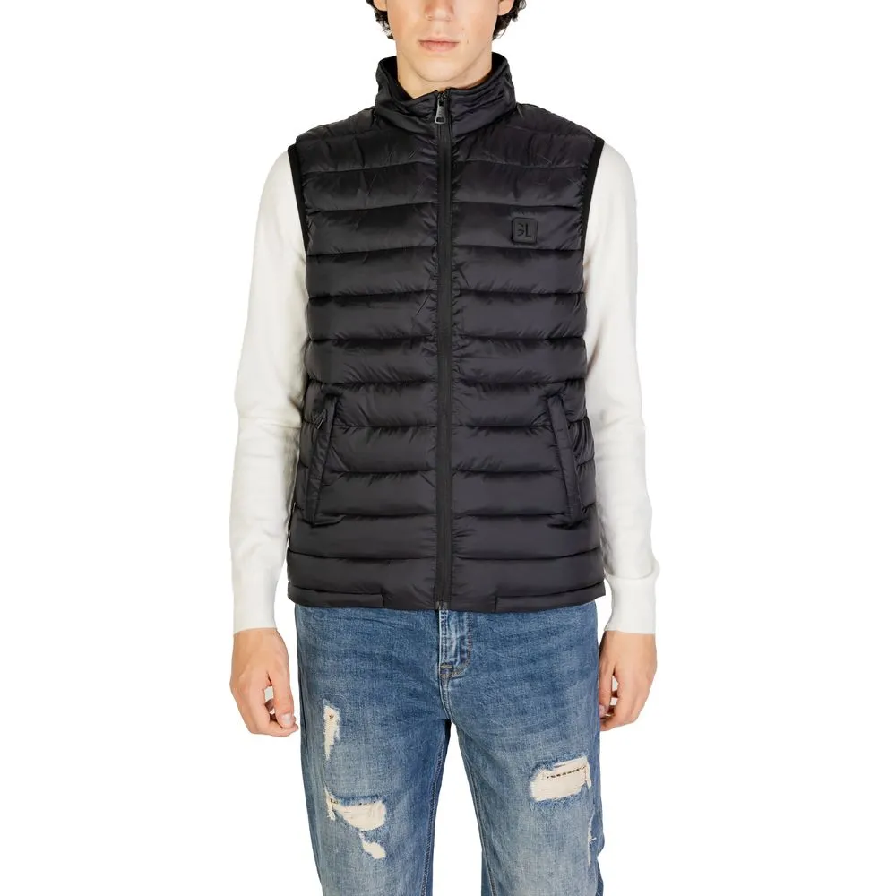 Gianni Lupo Men's Black Polyamide Jacket