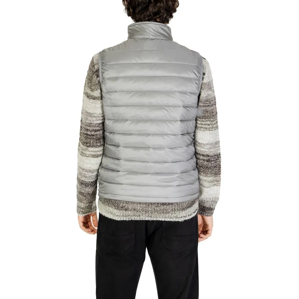 Gianni Lupo Men's Gray Polyamide Jacket