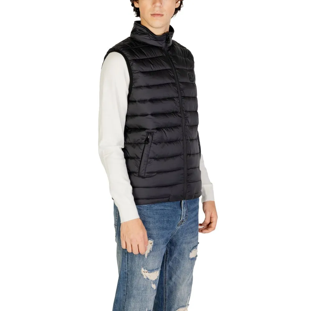 Gianni Lupo Men's Black Polyamide Jacket
