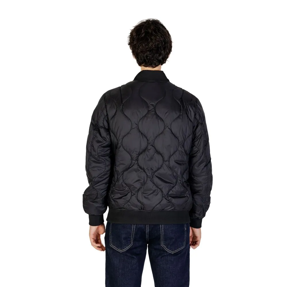 Gianni Lupo Men's Black Polyamide Jacket