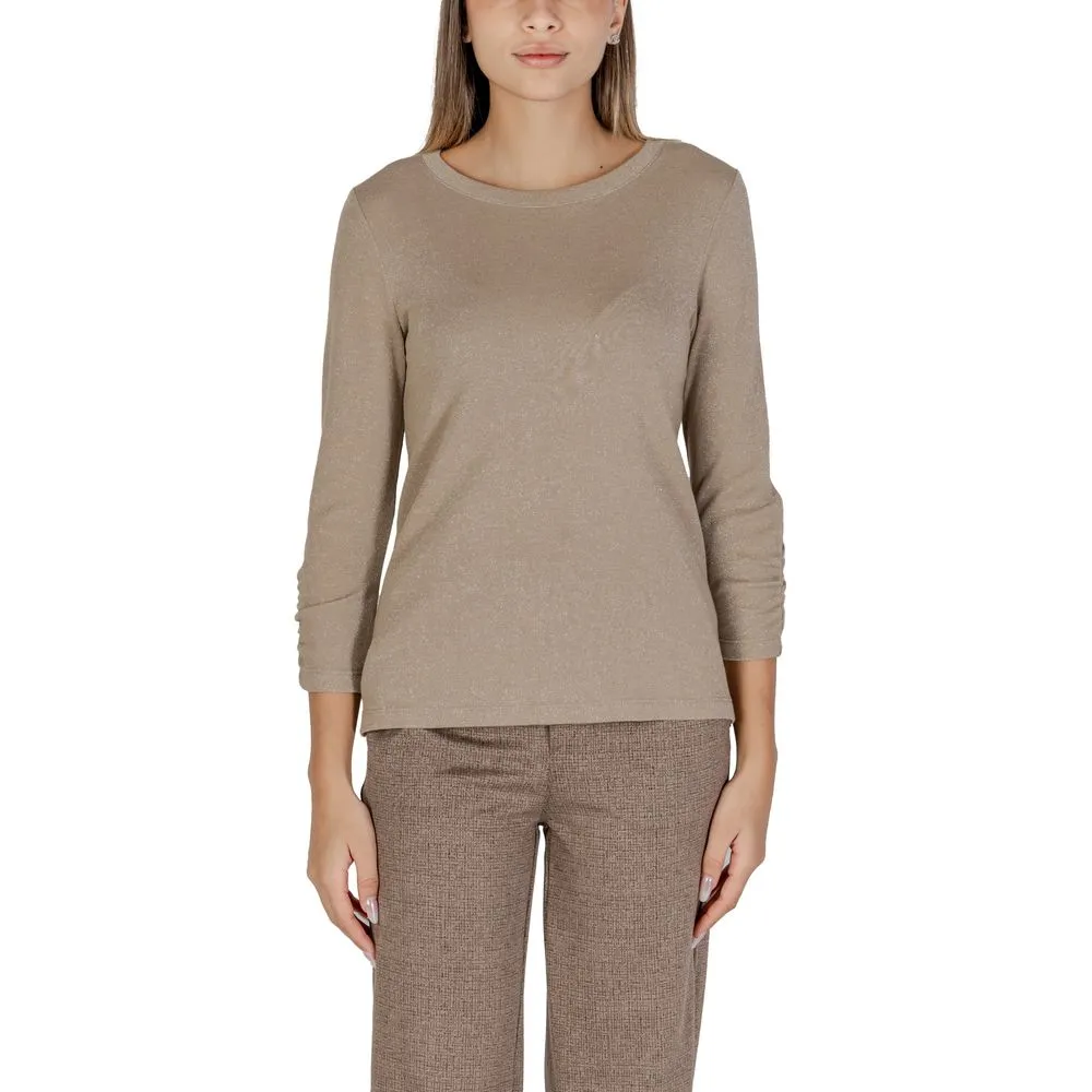 Street One Women's Beige Polyester Tops & T-Shirt