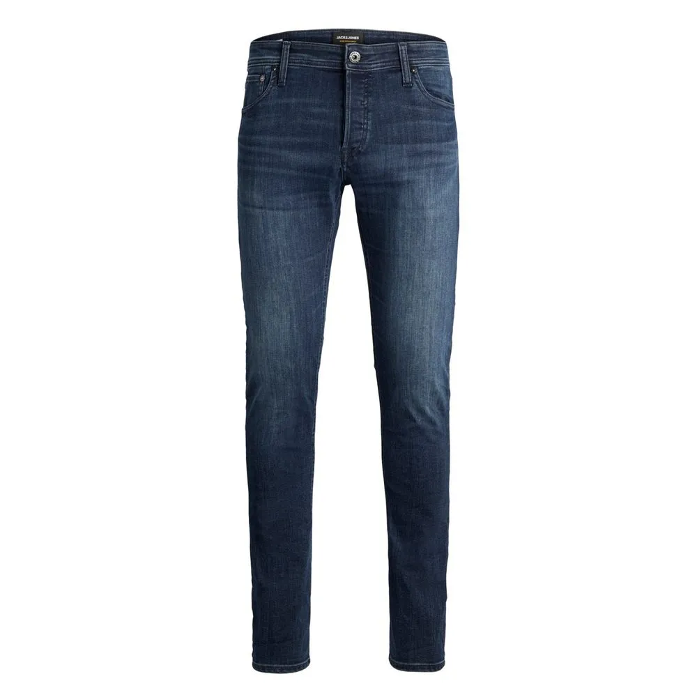 Jack Jones Men's Blue Cotton Jeans & Pant