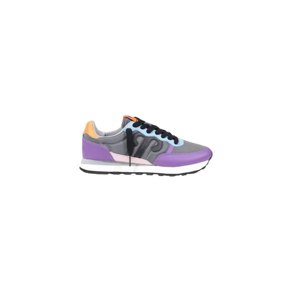 Wushu Women's Purple Suede Leather Sneaker