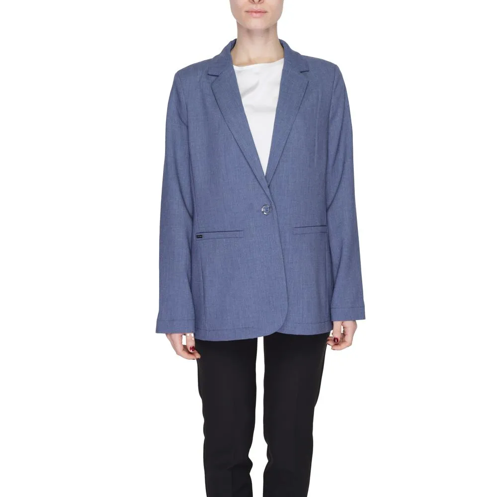 Street One Women's Blue Polyester Suits & Blazer