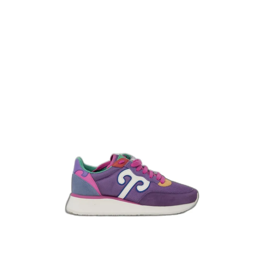 Wushu Women's Purple Leather Sneaker