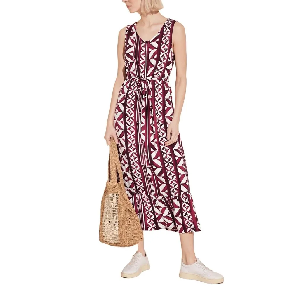 Street One Women's Red Viscose Dress