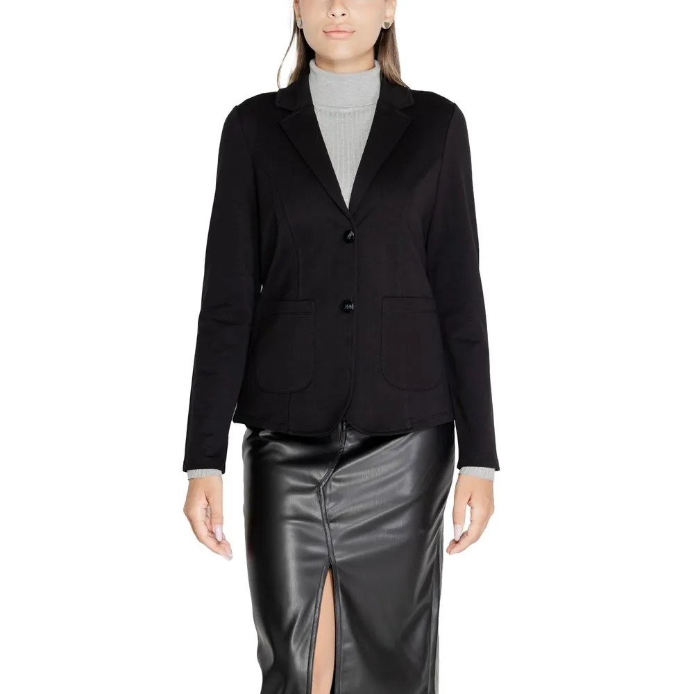 Street One Women's Black Viscose Suits & Blazer