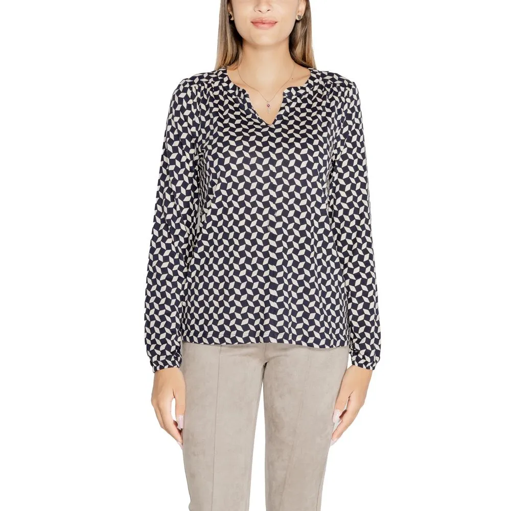 Street One Women's Blue Cotton Tops & T-Shirt