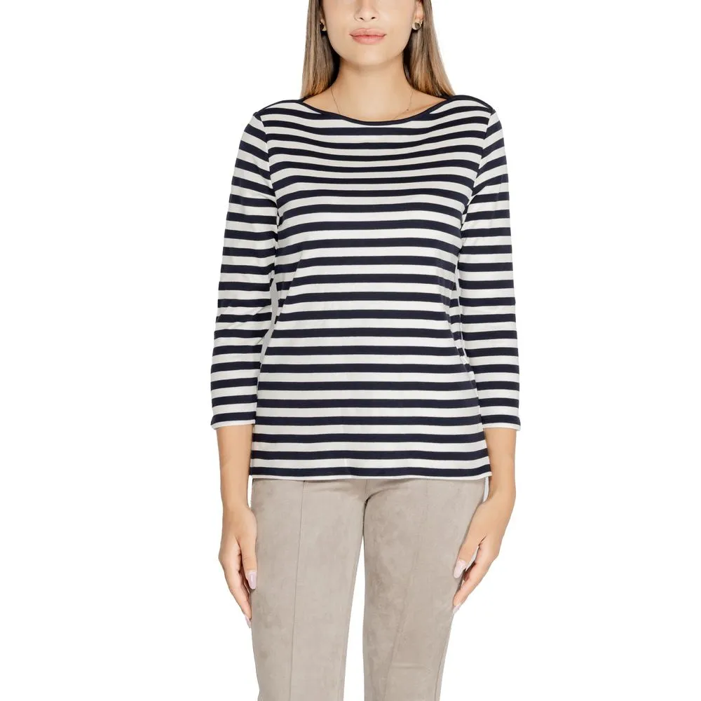 Street One Women's Blue Cotton Tops & T-Shirt