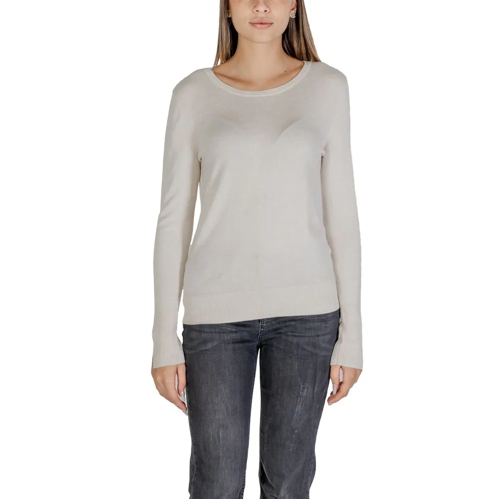 Street One Women's Cream Viscose Tops & T-Shirt
