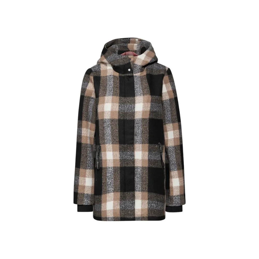 Street One Women's Beige Polyester Jackets & Coat