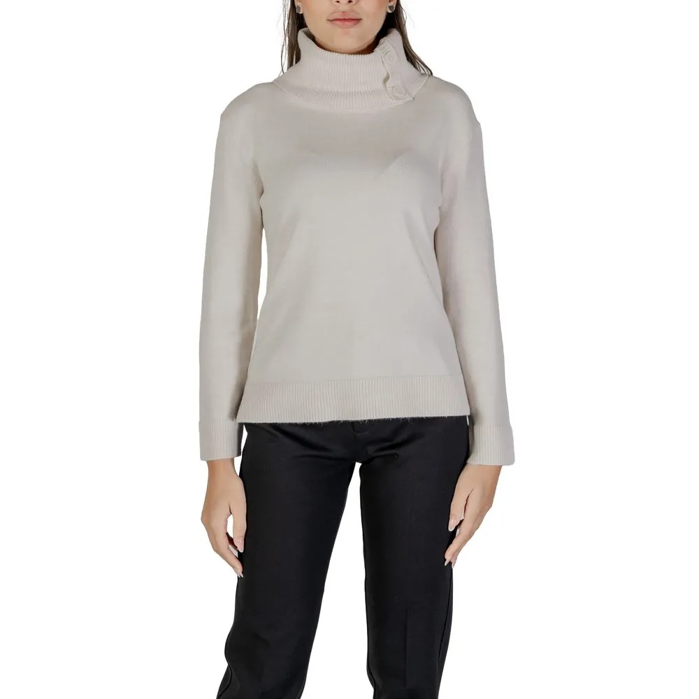 Street One Women's Cream Viscose Sweater