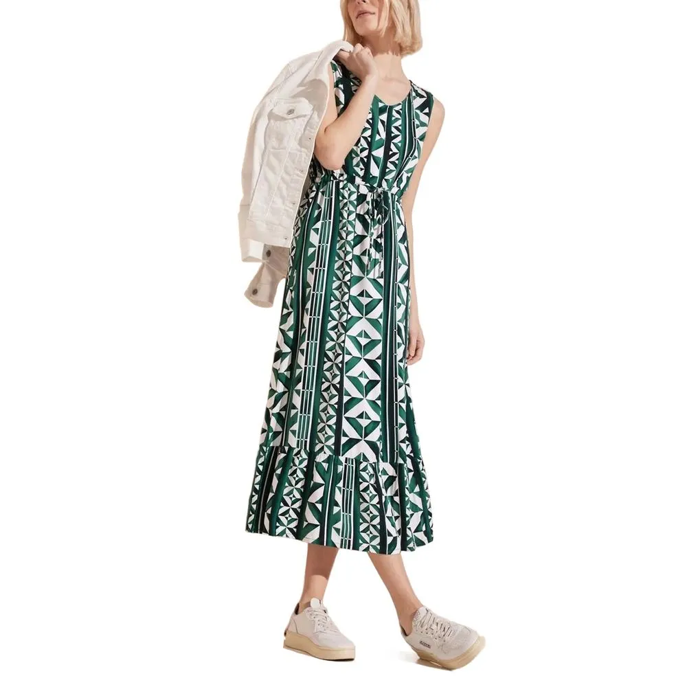 Street One Women's Green Viscose Dress