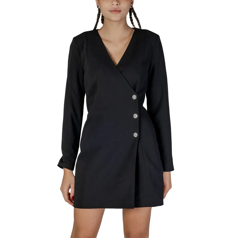 Only Women's Black Polyester Dress