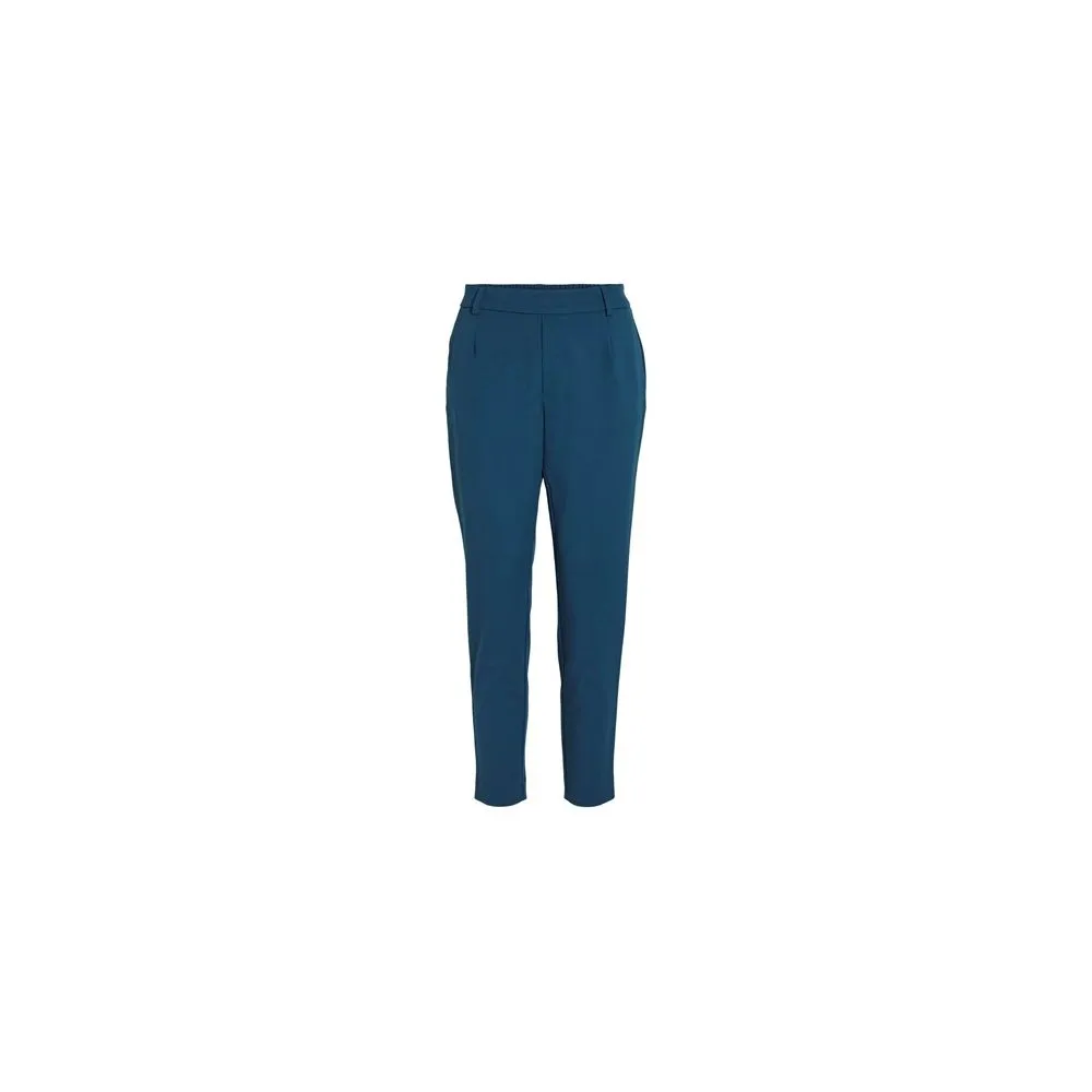 Vila Clothes Women's Blue Polyester Jeans & Pant