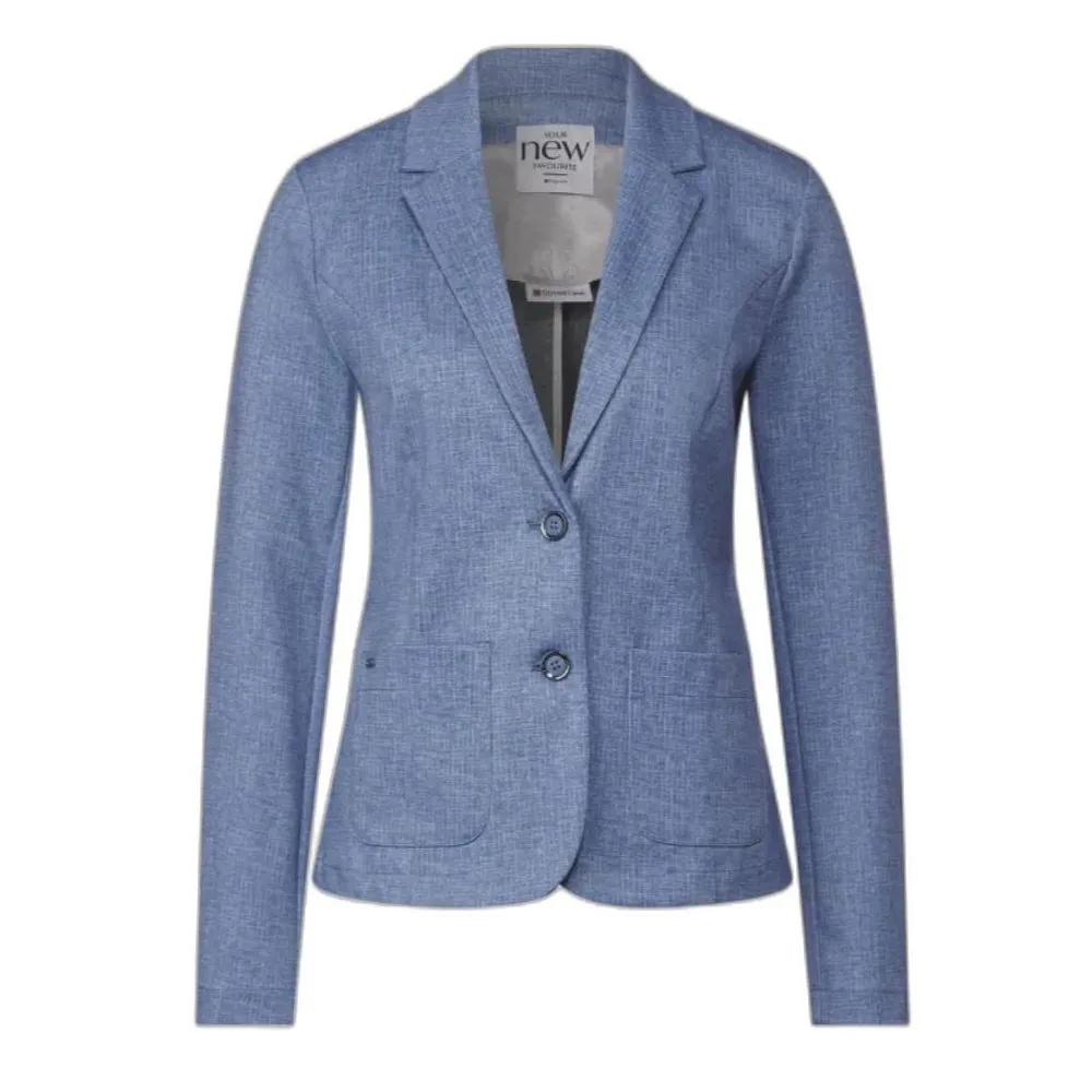 Street One Women's Blue Polyester Suits & Blazer