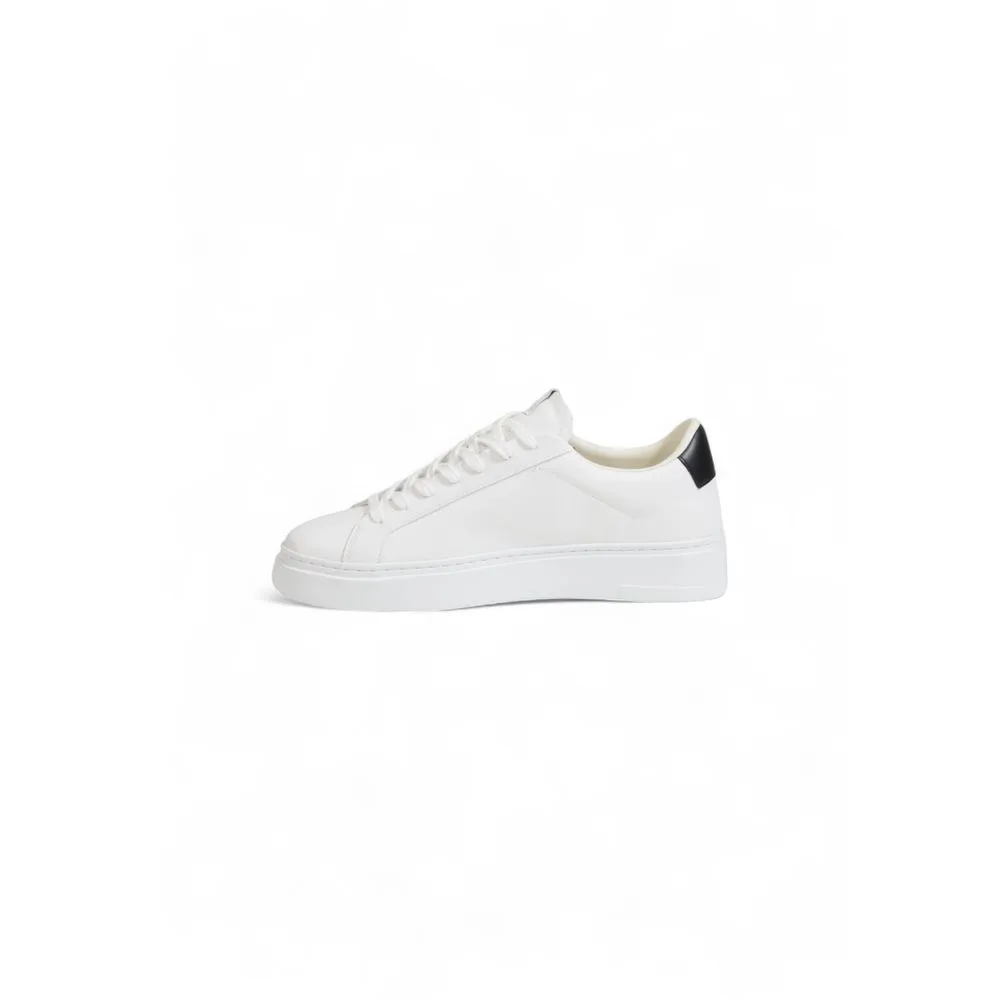 Crime London Men's Black Leather Sneaker