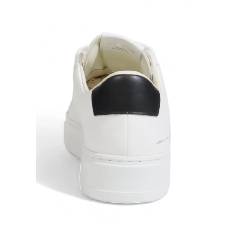 Crime London Men's Black Leather Sneaker