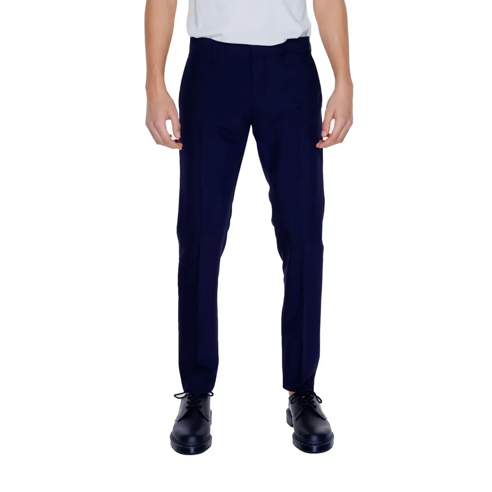 Antony Morato Men's Blue Polyester Jeans & Pant