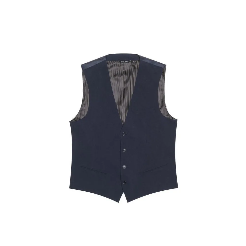Antony Morato Men's Blue Polyester Vest