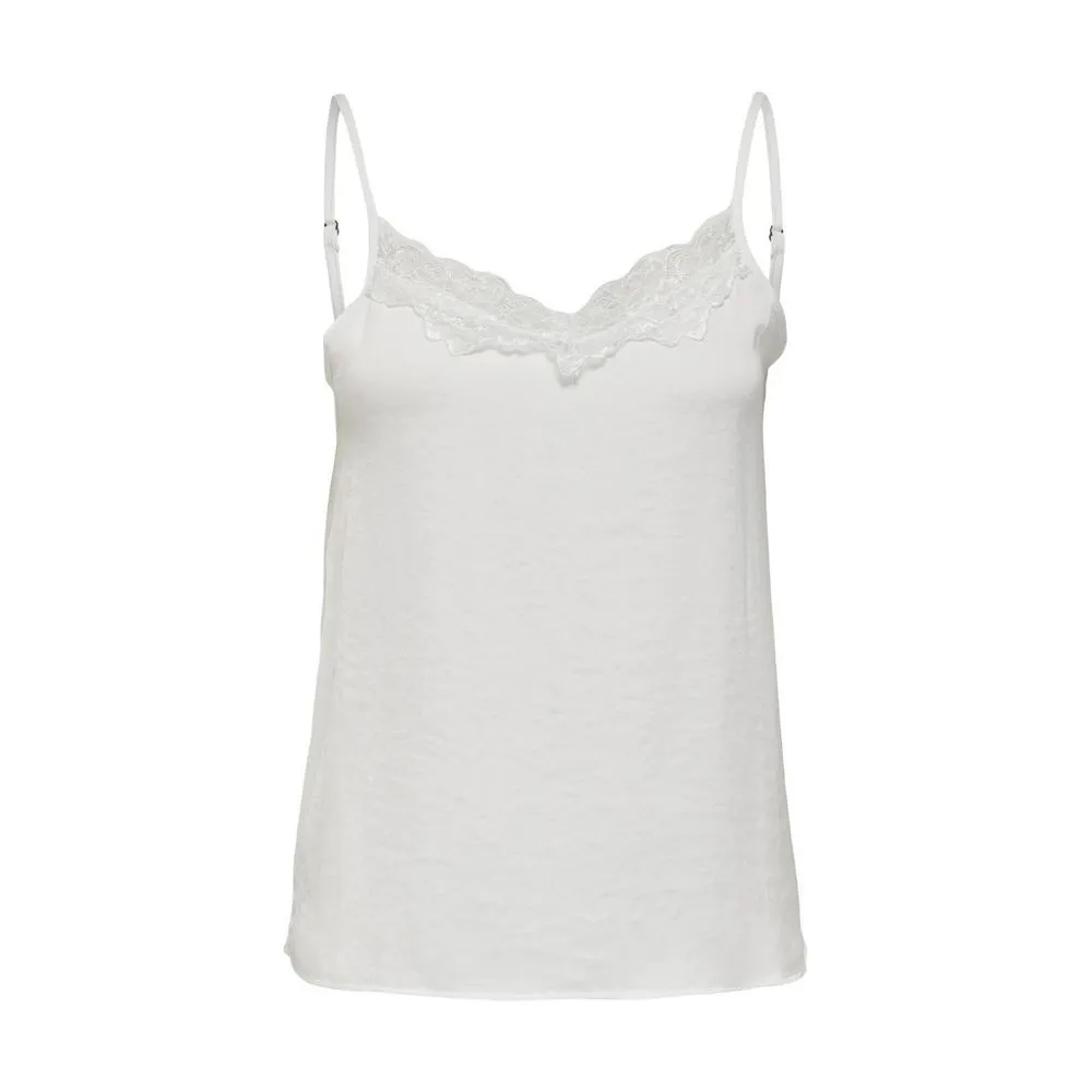 Jacqueline De Yong Women's White Polyester Tops & T-Shirt