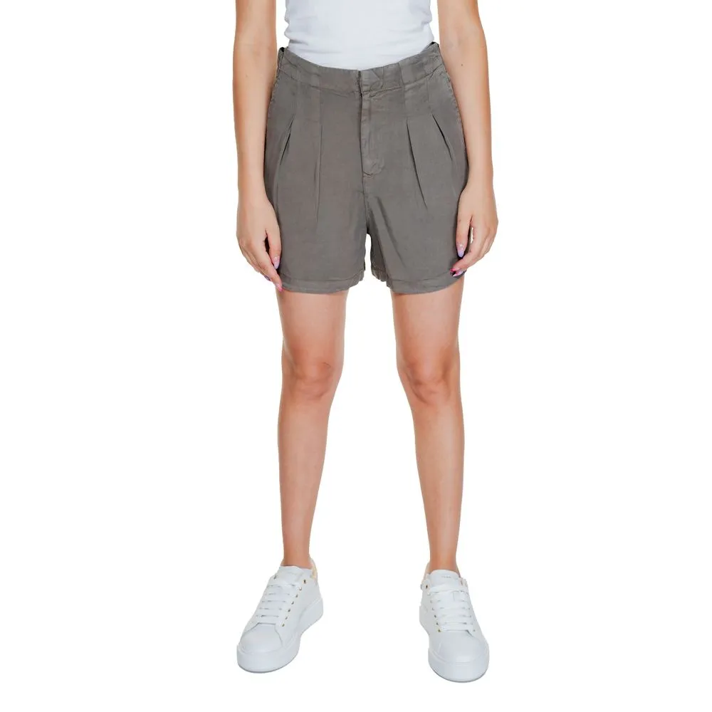 Vero Moda Women's Gray Lyocell Short