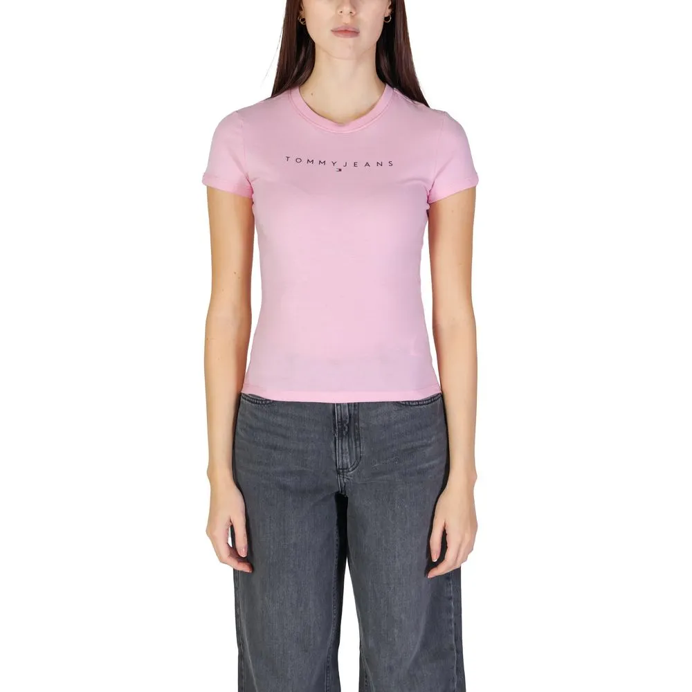 Tommy Hilfiger Jeans Women's Multicolor Cotton Tops & T-Shirt