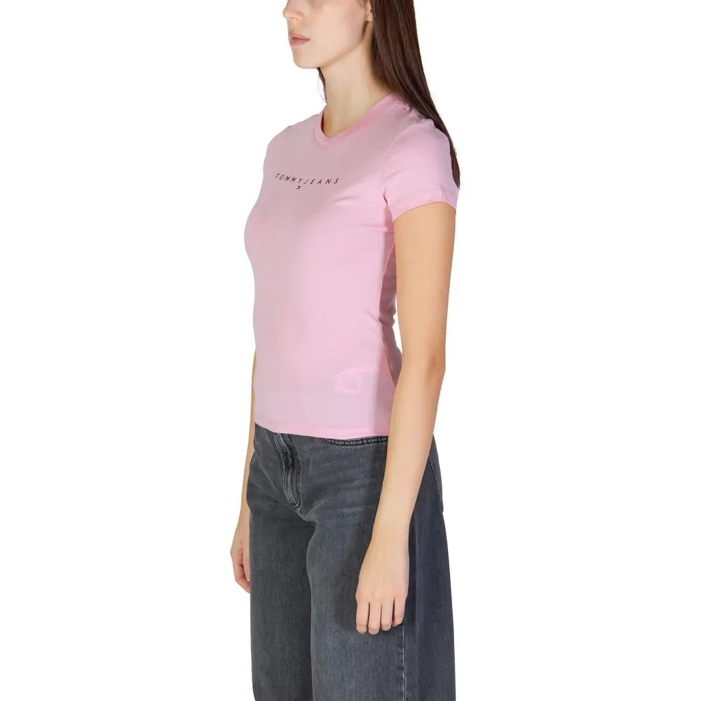 Tommy Hilfiger Jeans Women's Multicolor Cotton Tops & T-Shirt