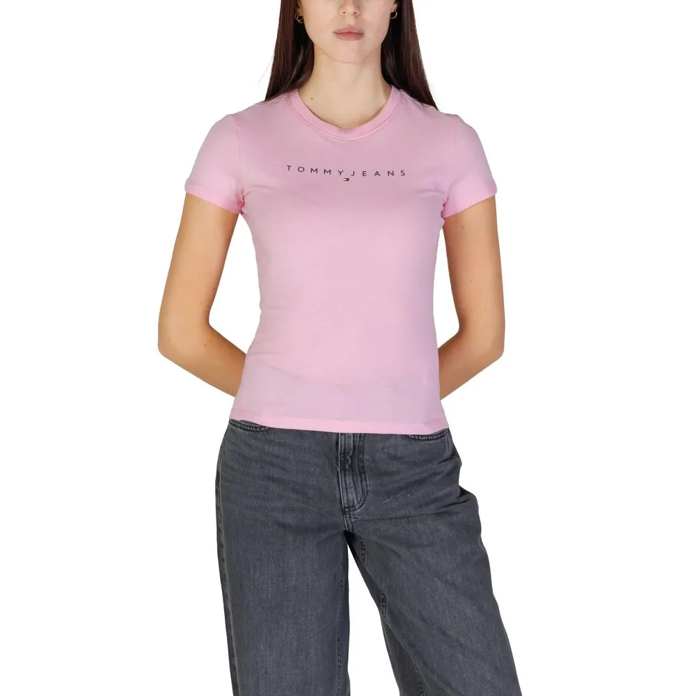 Tommy Hilfiger Jeans Women's Multicolor Cotton Tops & T-Shirt