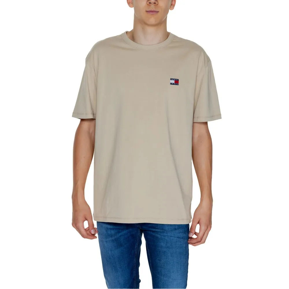 Tommy Hilfiger Jeans Men's Gold Cotton T-Shirt