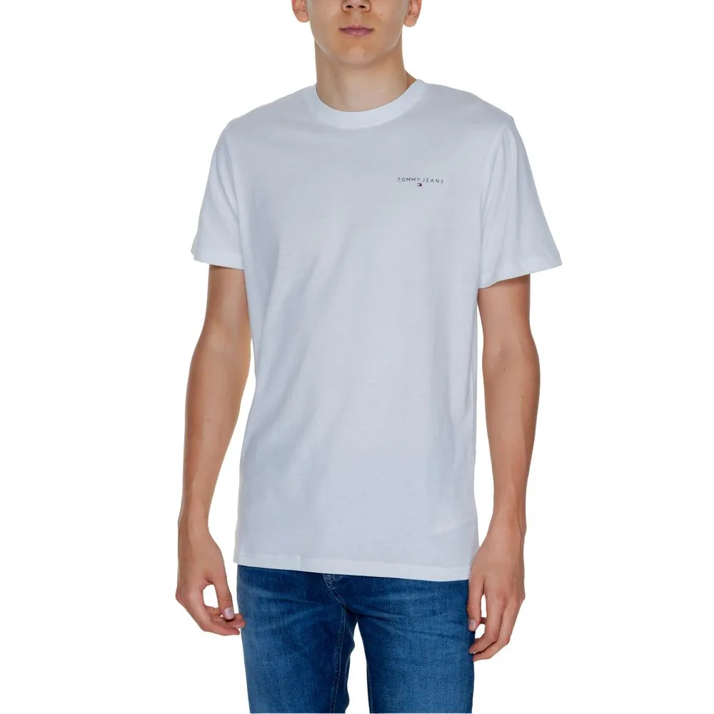 Tommy Hilfiger Jeans Men's White Cotton Rigenerato T-Shirt