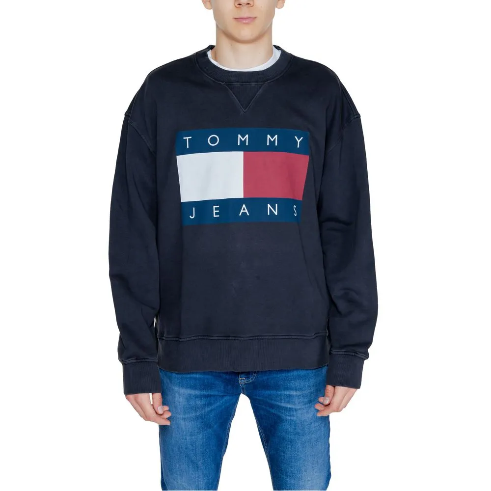 Tommy Hilfiger Jeans Men's Black Cotton Sweater