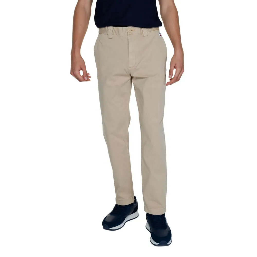 Tommy Hilfiger Jeans Men's Gold Cotton Cotton Jeans & Pant