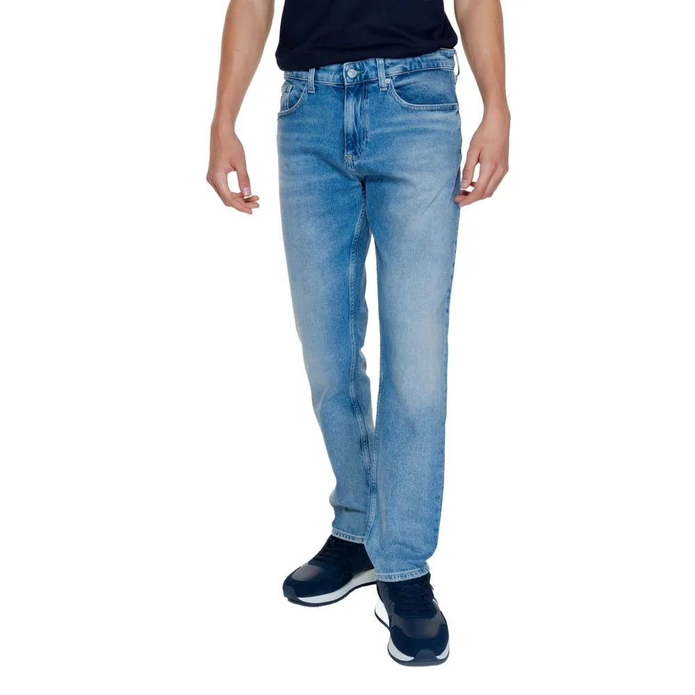 Tommy Hilfiger Jeans Men's Light Blue Cotton Rigenerato Jeans & Pant