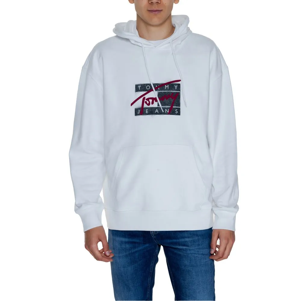 Tommy Hilfiger Jeans Men's White Cotton Sweater