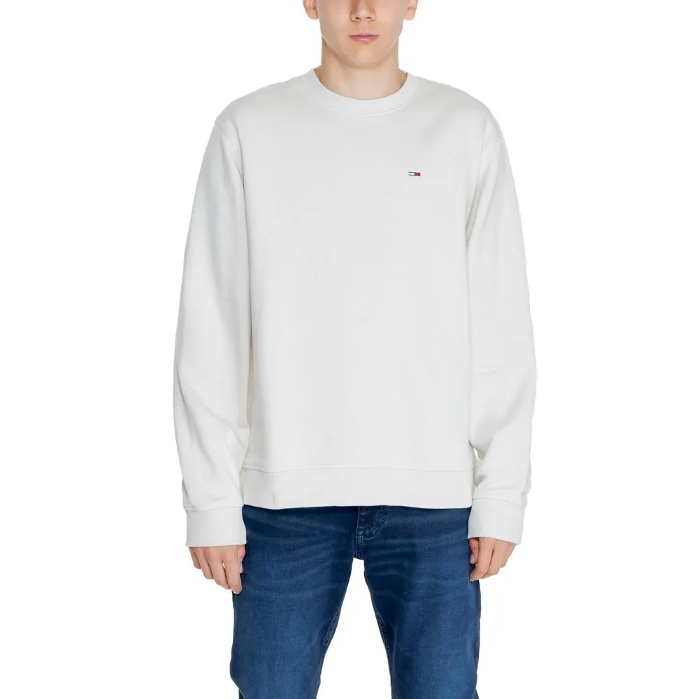 Tommy Hilfiger Jeans Men's Beige Cotton Rigenerato Sweater