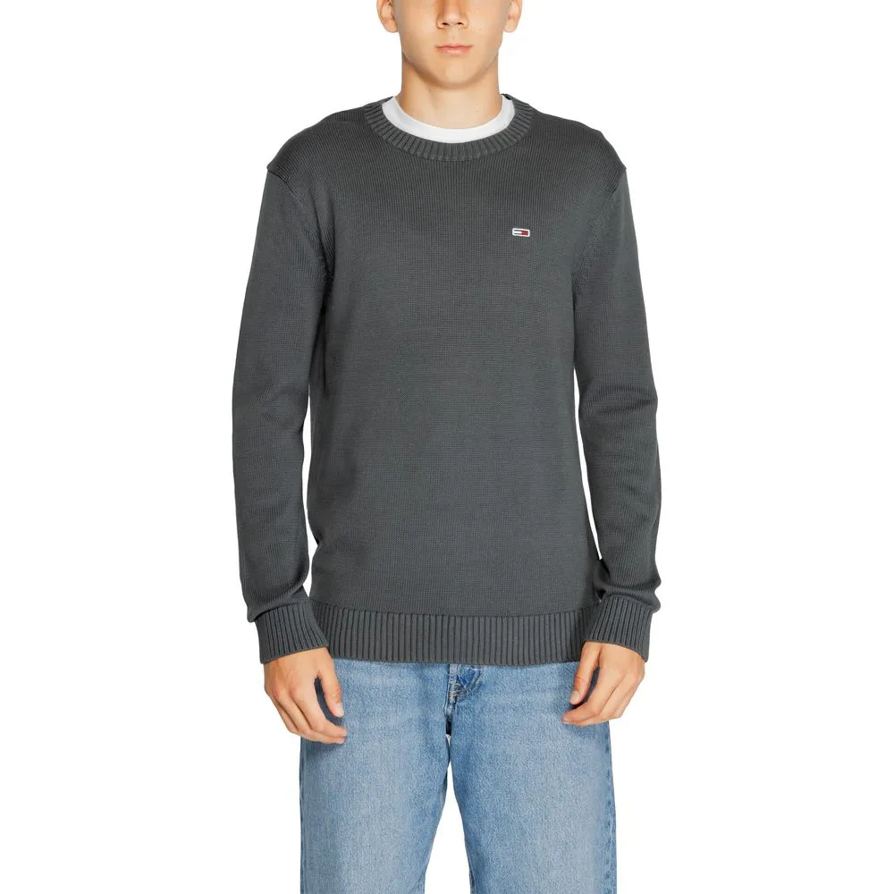 Tommy Hilfiger Jeans Men's Gray Organic Cotton Sweater